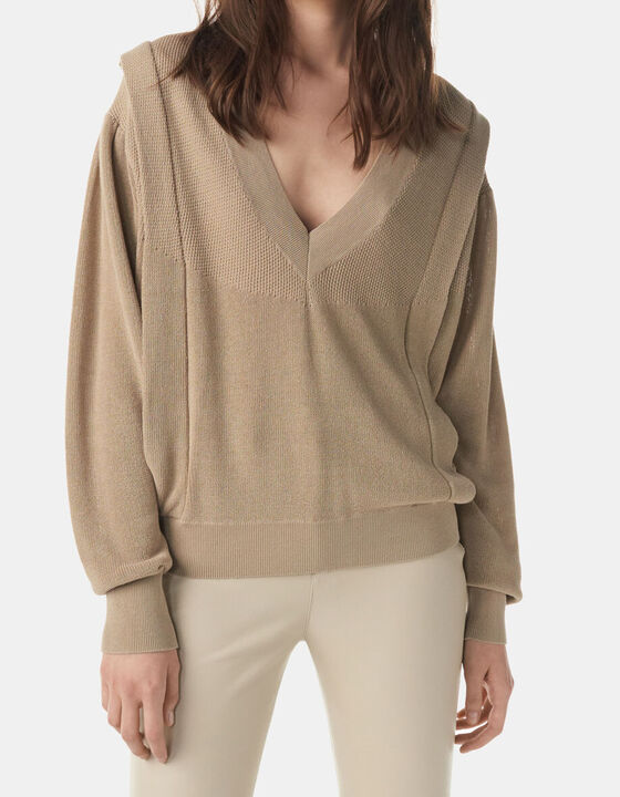 KANDA V-NECK SWEATER